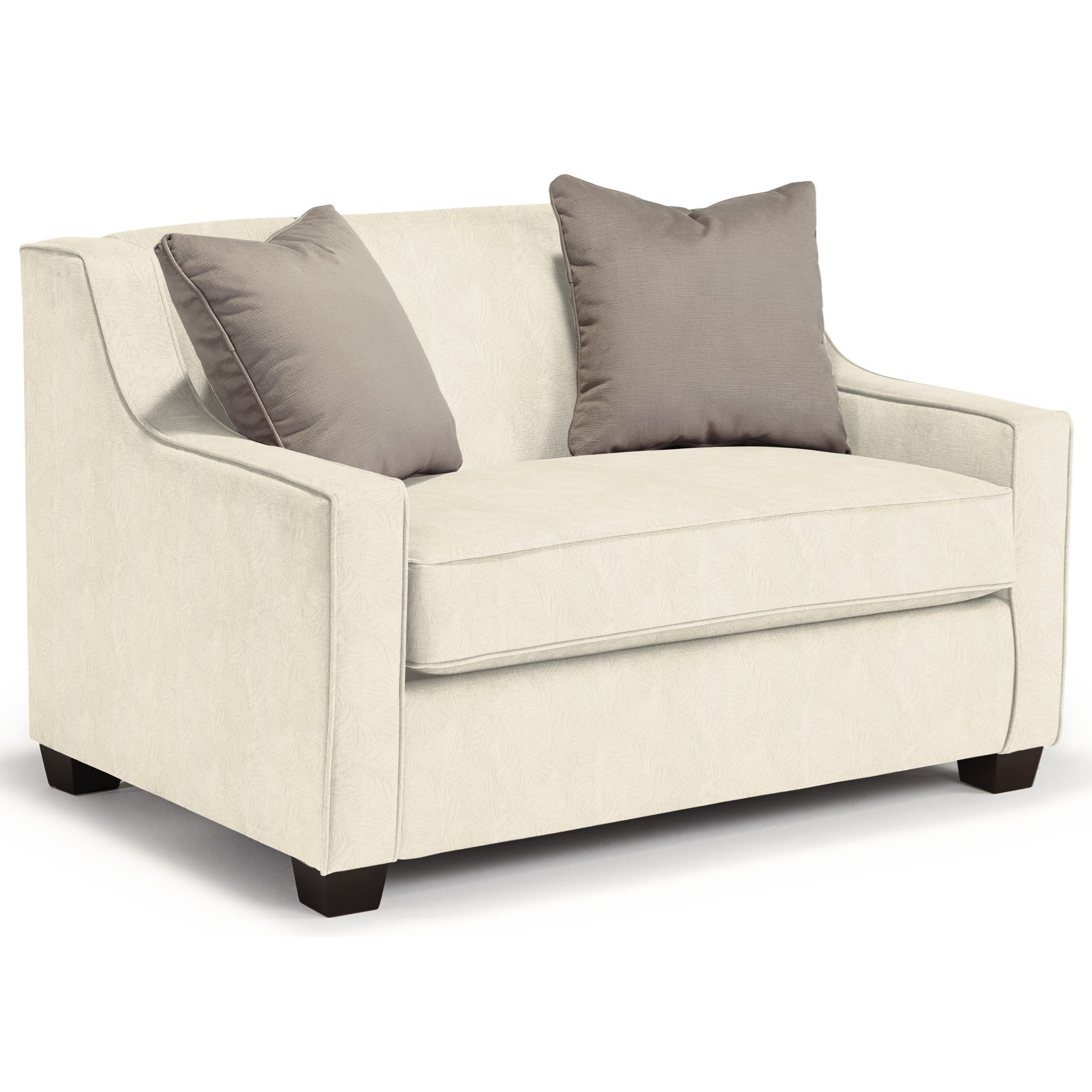 Best Home Furnishings Marinette C20TE 29419 Twin Size Air Dream Sleeper Chair with Toss Pillows Baer s Furniture Uph Sofa Sleepers